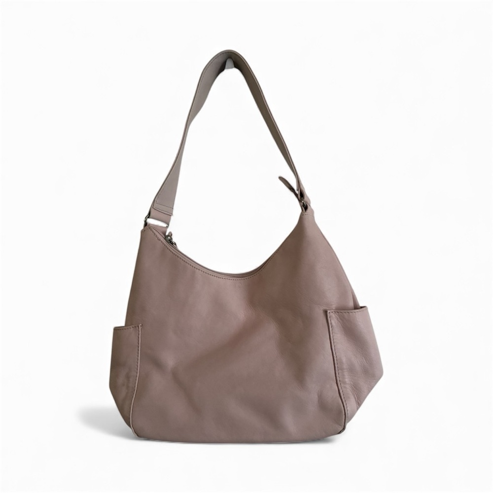 Elegant Taupe Hobo Bag